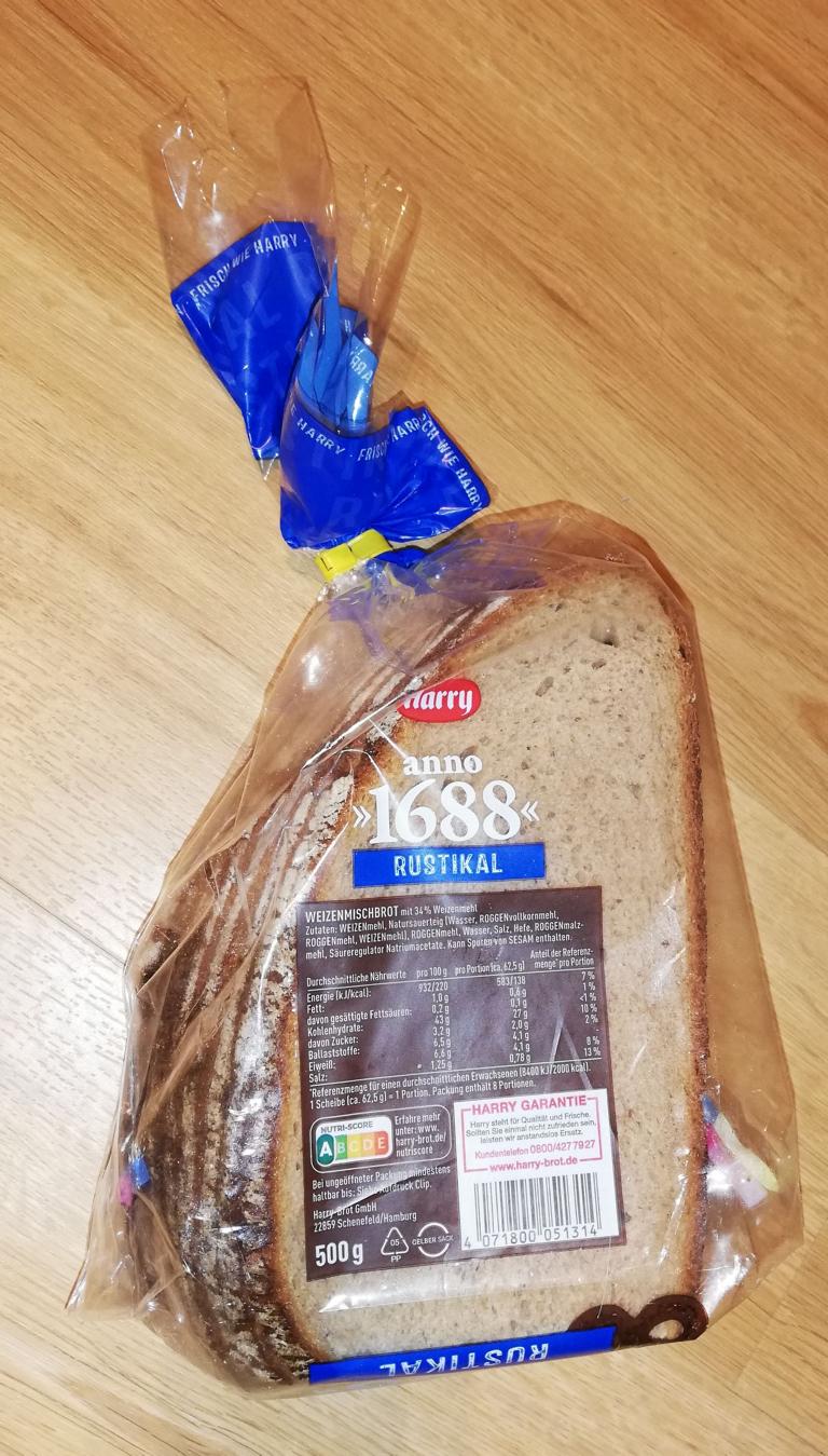 Brot, bread, パン, German bread, ドイツのパン, deutsches Brot, supermarket bread, Supermarkt-Brot, Mischbrot, ミッシュブロート, Weizenmischbrot, wheat-rye bread, ヴァイツェンミッシュブロート